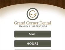 Tablet Screenshot of grandcornerdental.com